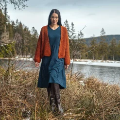 LIVING CRAFTS Perdita - Strickjacke Rost Flash Sale