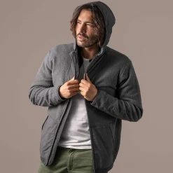 LIVING CRAFTS Petter - Fleecejacke Graphit Cheap
