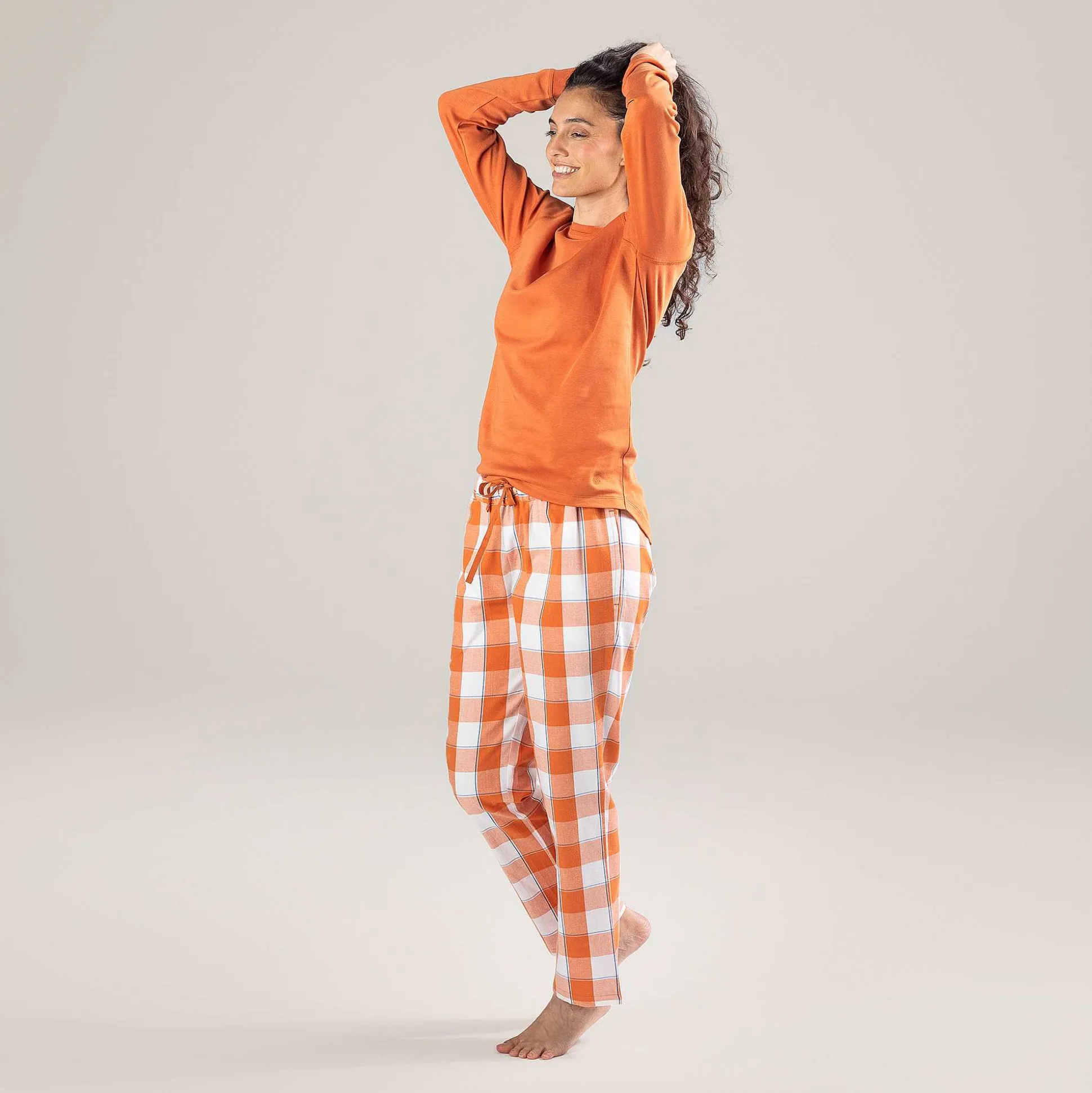 LIVING CRAFTS Peturia - Pyjamas Gemutlicher Check Outlet
