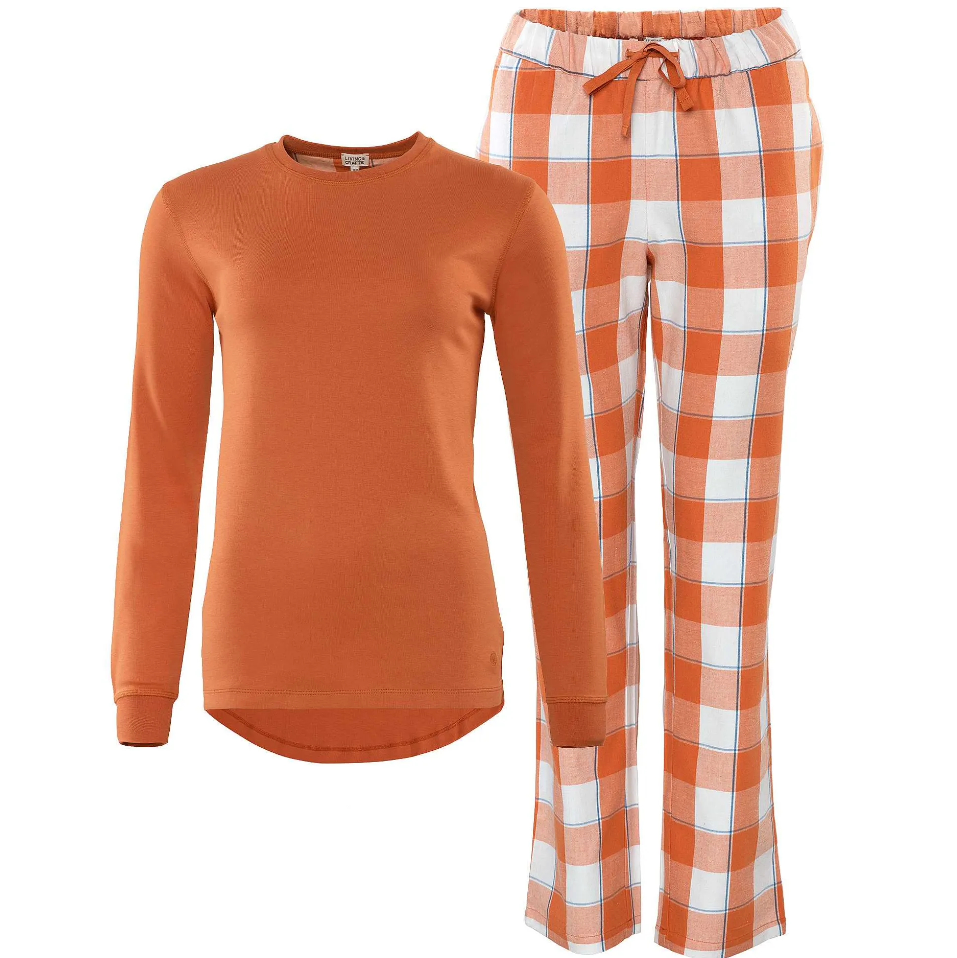 LIVING CRAFTS Peturia - Pyjamas Gemutlicher Check Outlet