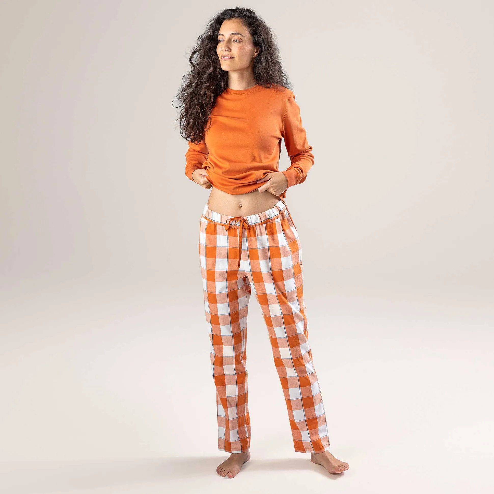 LIVING CRAFTS Peturia - Pyjamas Gemutlicher Check Outlet