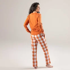 LIVING CRAFTS Peturia - Pyjamas Gemutlicher Check Outlet