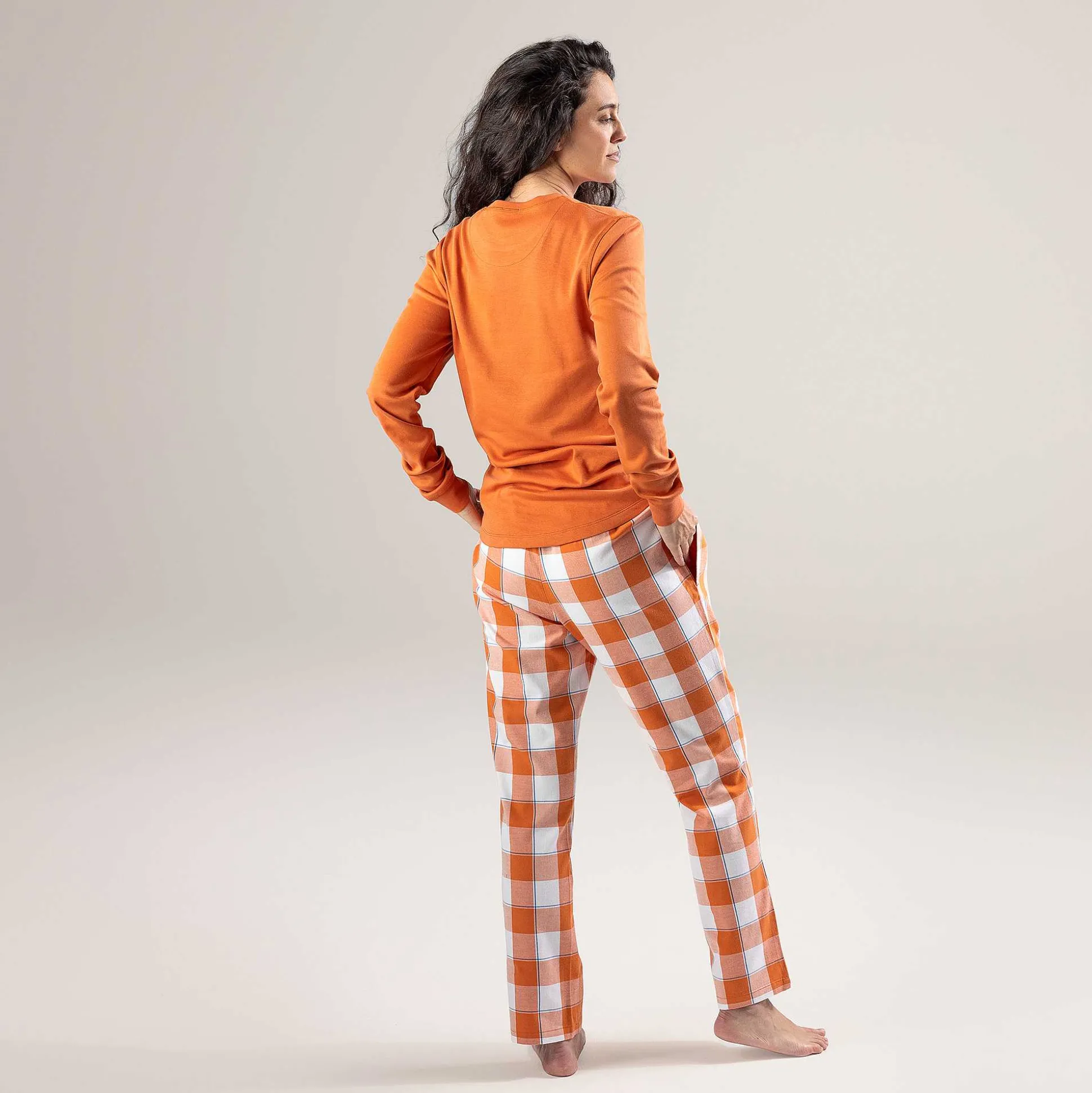 LIVING CRAFTS Peturia - Pyjamas Gemutlicher Check Outlet