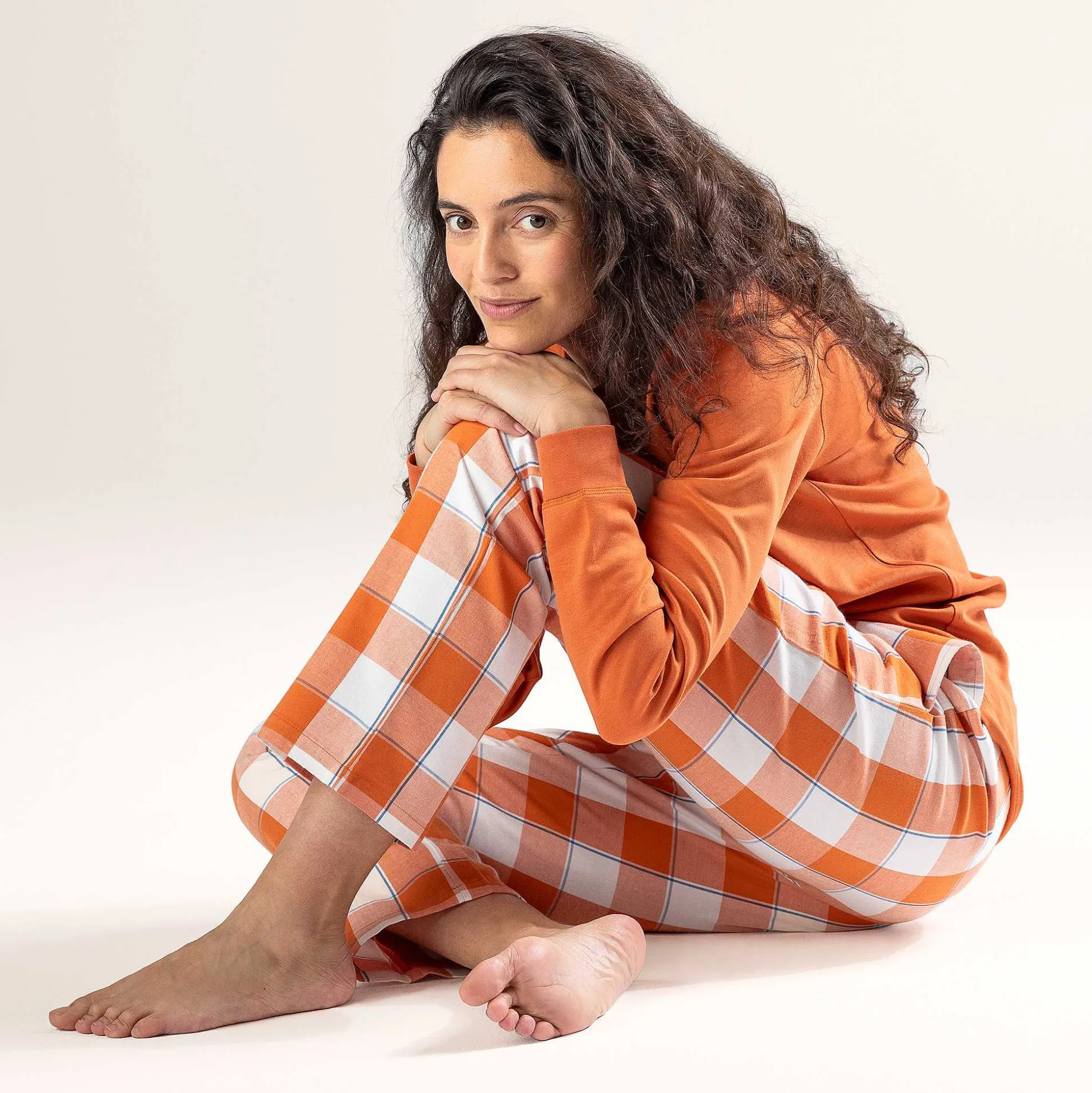 LIVING CRAFTS Peturia - Pyjamas Gemutlicher Check Outlet