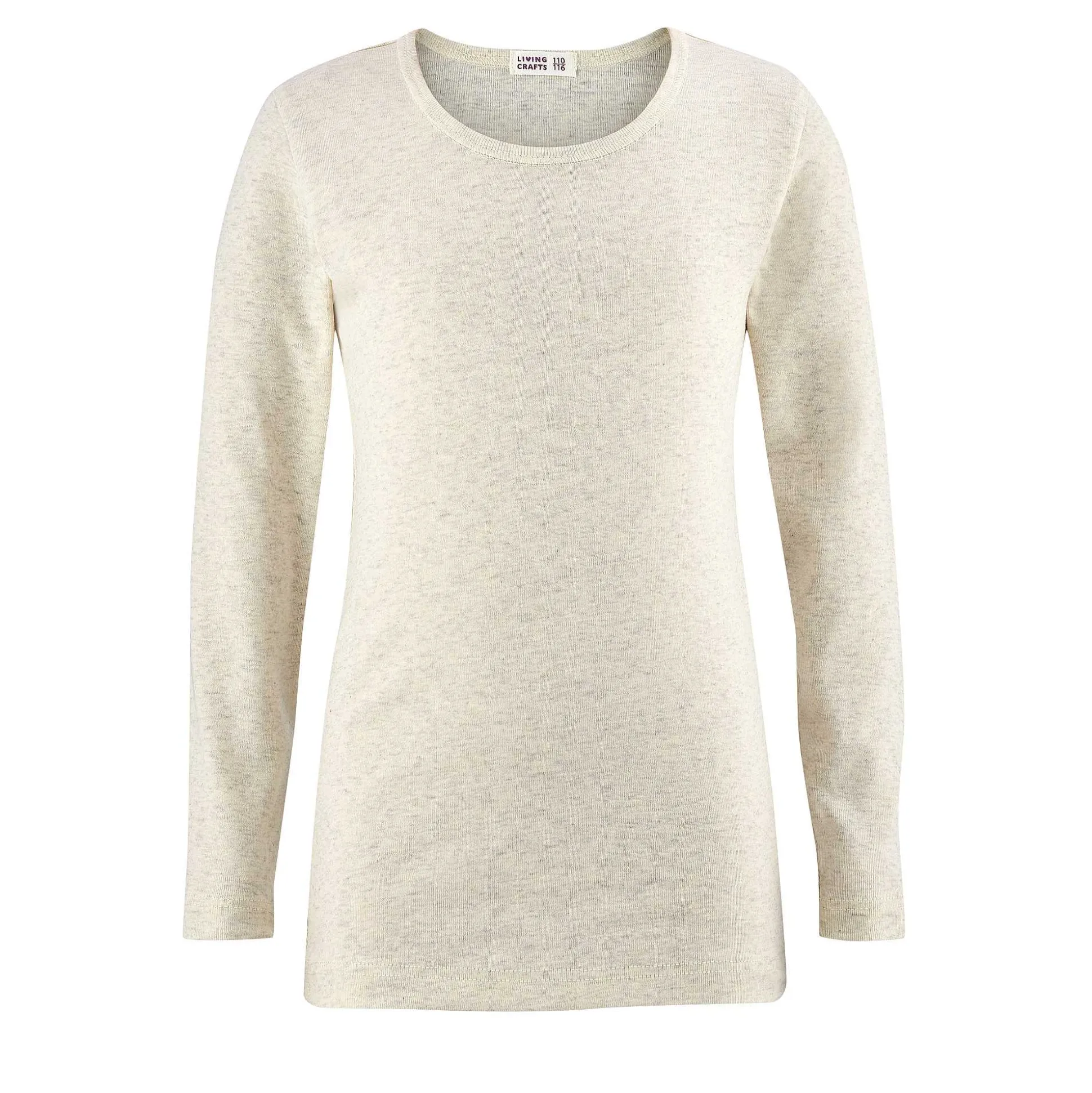 LIVING CRAFTS Pferd - Langarmshirt Naturliche Melange Clearance