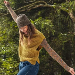 LIVING CRAFTS Phila - Mutze Tintenblau/Rost Flash Sale