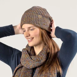 LIVING CRAFTS Phila - Mutze Tintenblau/Rost Flash Sale