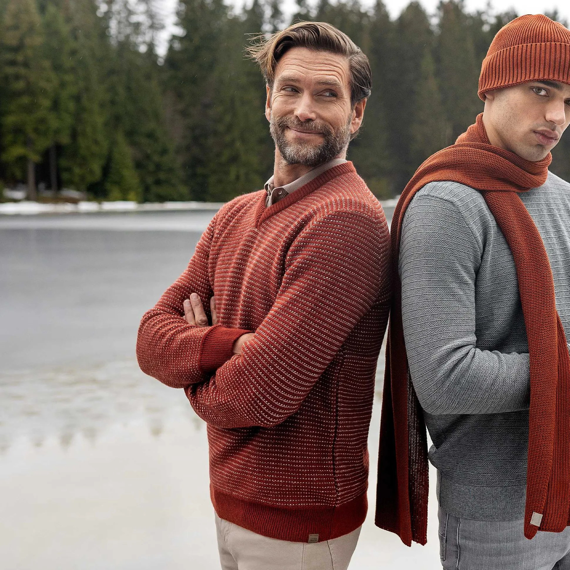 LIVING CRAFTS Pierce - Pullover Ziegel New