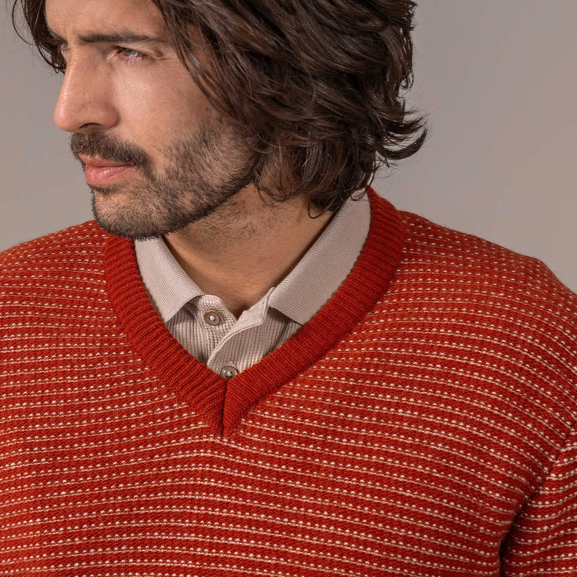 LIVING CRAFTS Pierce - Pullover Ziegel New