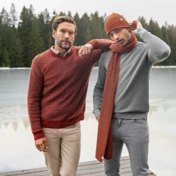 LIVING CRAFTS Pierce - Pullover Ziegel New