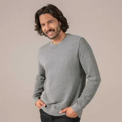 LIVING CRAFTS Pietro - Pullover Graue Melange Shop