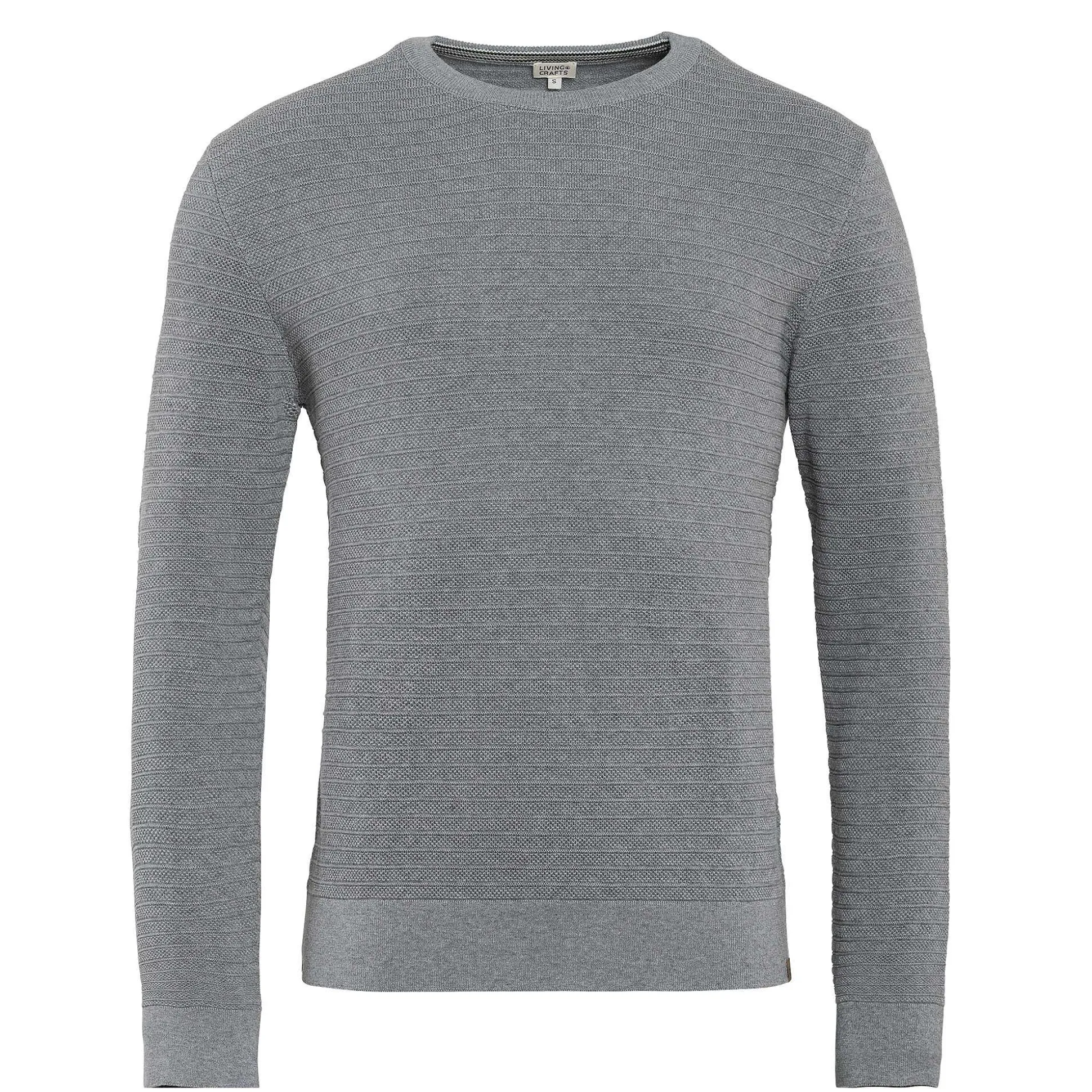 LIVING CRAFTS Pietro - Pullover Graue Melange Shop