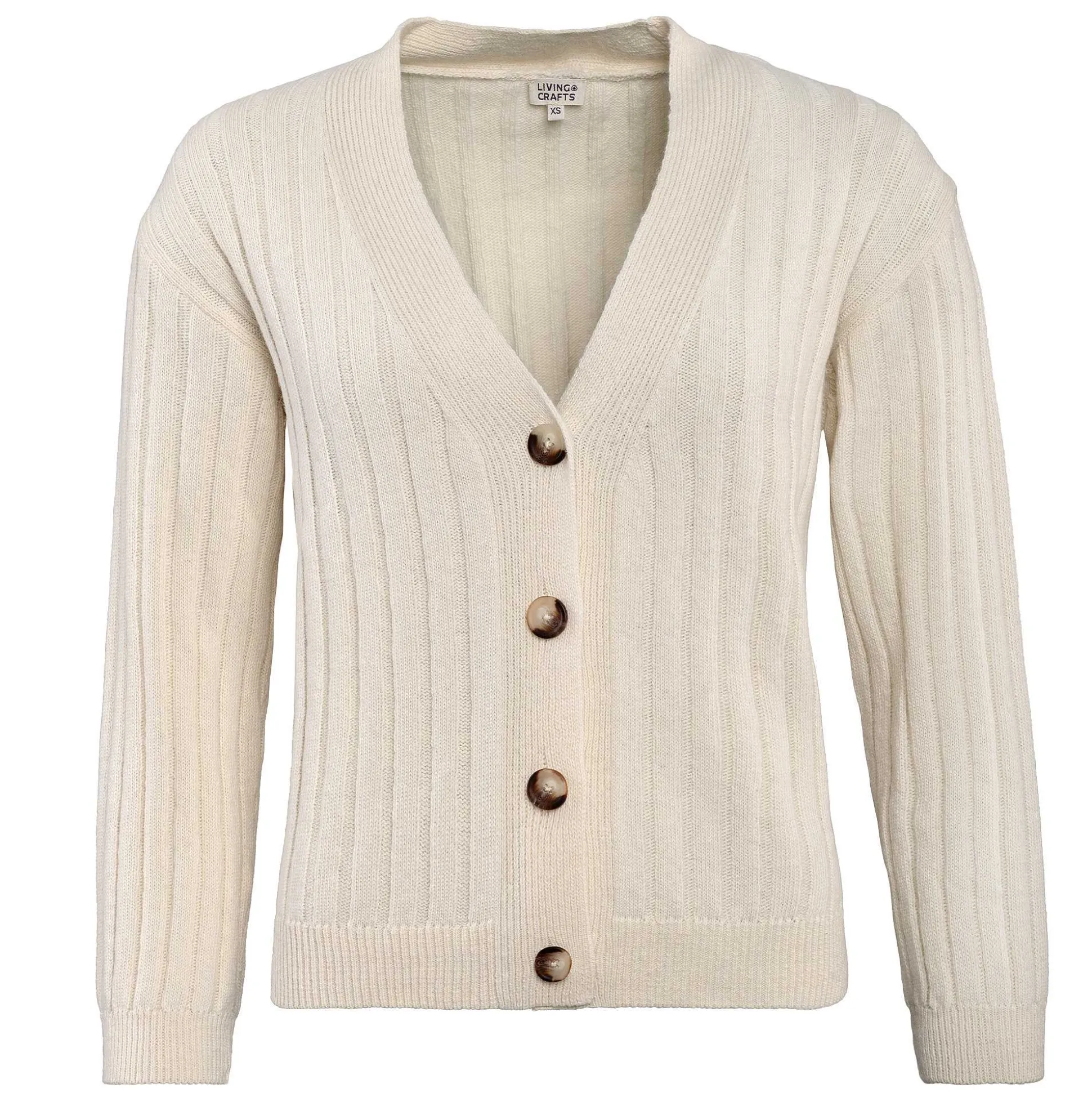 LIVING CRAFTS Pirala - Strickjacke Creme Store