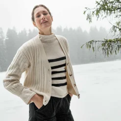 LIVING CRAFTS Pirala - Strickjacke Creme Store