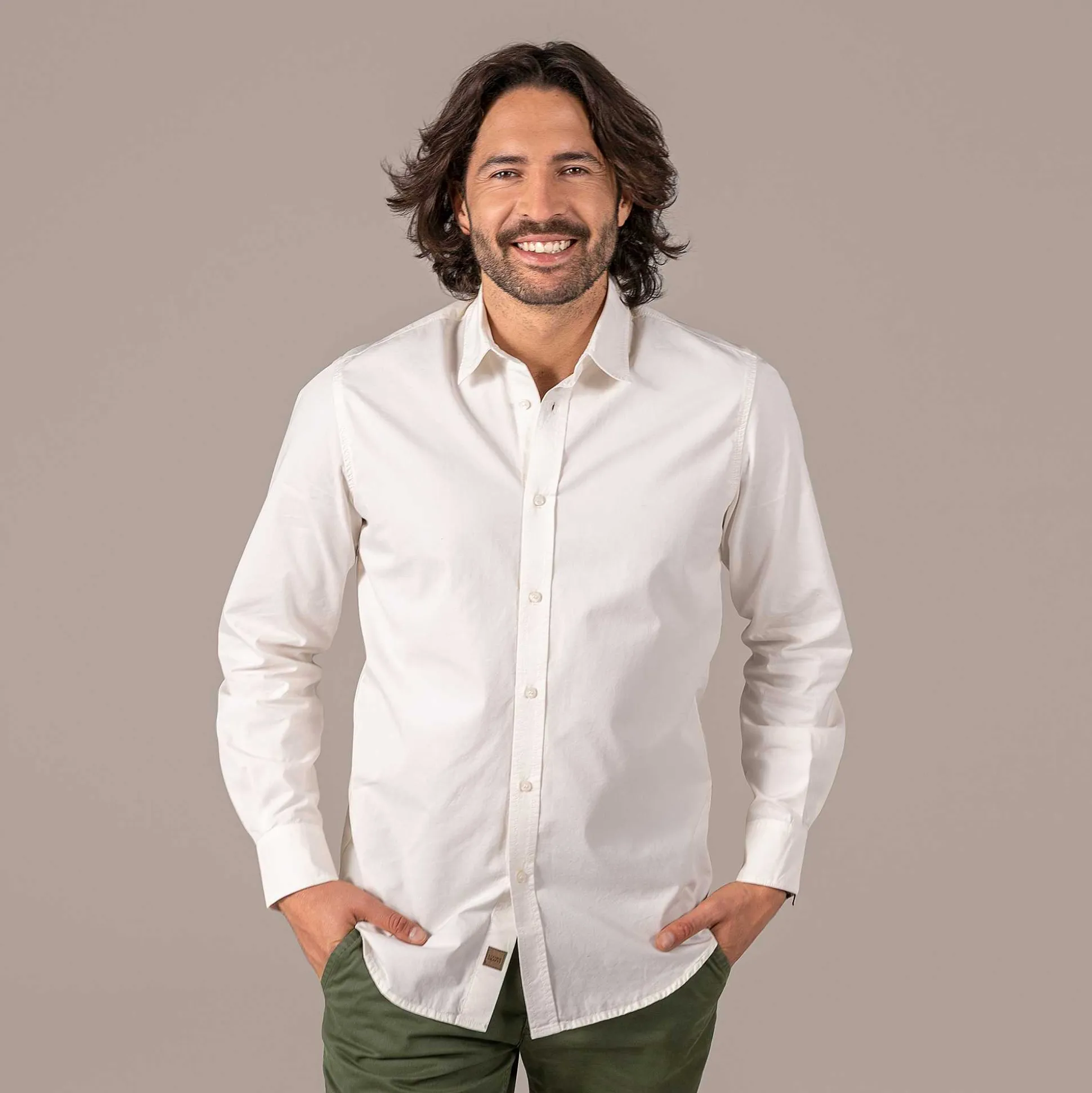 LIVING CRAFTS Ponter - Hemd Ekru Sale