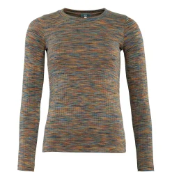 LIVING CRAFTS Prisca - Langarmshirt Tintenblau/Rost Best